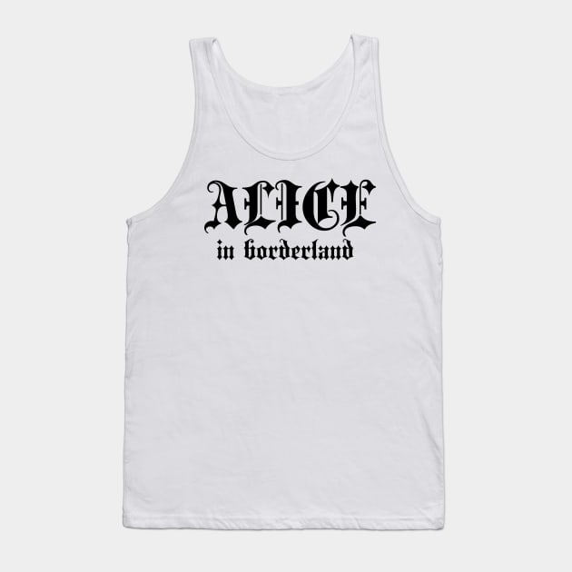 Alice in borderland title black Tank Top by CERA23